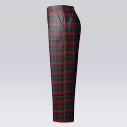 ScotsTee Shop Scottish Rattray of Lude Women's Tartan Trousers Ladies' Plaid Pants