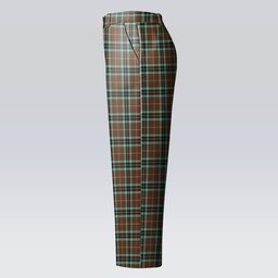 ScotsTee Shop Scottish Thompson Hunting Modern Women's Tartan Trousers Ladies' Plaid Pants