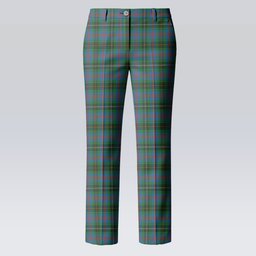 ScotsTee Shop Scottish Wood Ancient Clan Women's Tartan Trousers Ladies' Plaid Pants