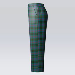 ScotsTee Shop Scottish Wood Ancient Clan Women's Tartan Trousers Ladies' Plaid Pants