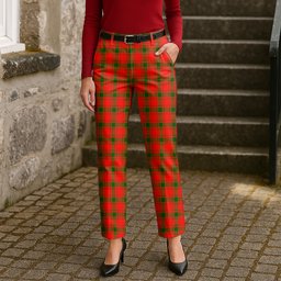 ScotsTee Shop Scottish Quarrie Modern Women's Tartan Trousers Ladies' Plaid Pants