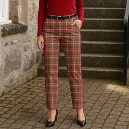 ScotsTee Shop Scottish Princess Margaret Women's Tartan Trousers Ladies' Plaid Pants