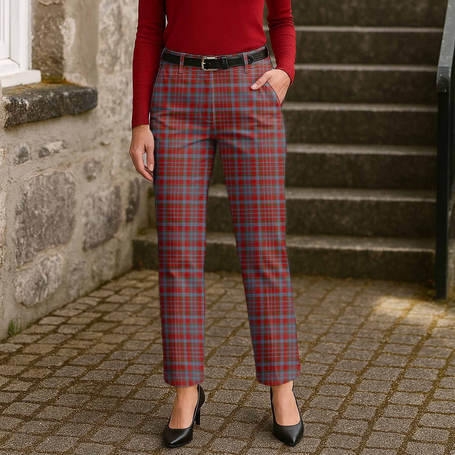 ScotsTee Shop Scottish Murray of Polmaise Women's Tartan Trousers Ladies' Plaid Pants