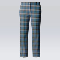ScotsTee Shop Scottish Thompson Dress Blue Women's Tartan Trousers Ladies' Plaid Pants