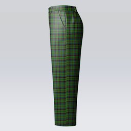 ScotsTee Shop Scottish Stevenson Green Women's Tartan Trousers Ladies' Plaid Pants