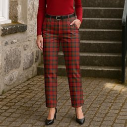 ScotsTee Shop Scottish Nicolson W & A Smith Women's Tartan Trousers Ladies' Plaid Pants