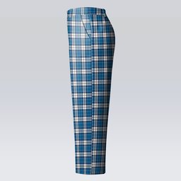 ScotsTee Shop Scottish Strathclyde District Women's Tartan Trousers Ladies' Plaid Pants