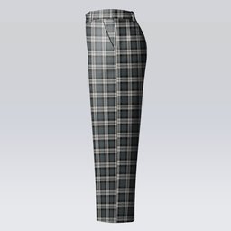 ScotsTee Shop Scottish McCandlish Arisaid Grey Women's Tartan Trousers Ladies' Plaid Pants
