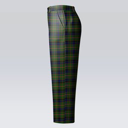 ScotsTee Shop Scottish Reid Green Women's Tartan Trousers Ladies' Plaid Pants