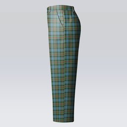 ScotsTee Shop Scottish Pasley District Women's Tartan Trousers Ladies' Plaid Pants