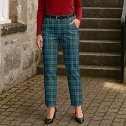 ScotsTee Shop Scottish Smithers Women's Tartan Trousers Ladies' Plaid Pants