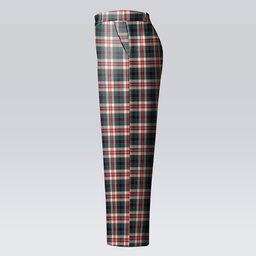 ScotsTee Shop Scottish Robertson Dress Modern Women's Tartan Trousers Ladies' Plaid Pants