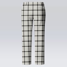 ScotsTee Shop Scottish McFarland Black White Ancient Women's Tartan Trousers Ladies' Plaid Pants