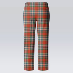 ScotsTee Shop Scottish McFarland Red Ancient Women's Tartan Trousers Ladies' Plaid Pants