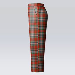 ScotsTee Shop Scottish McFarland Red Ancient Women's Tartan Trousers Ladies' Plaid Pants