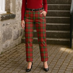 ScotsTee Shop Scottish McInally Women's Tartan Trousers Ladies' Plaid Pants