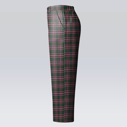 ScotsTee Shop Scottish McFarland Hunting Modern Women's Tartan Trousers Ladies' Plaid Pants