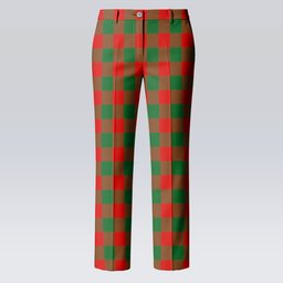 ScotsTee Shop Scottish Moncreiffe Modern Women's Tartan Trousers Ladies' Plaid Pants