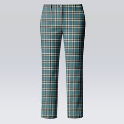 ScotsTee Shop Scottish Thomson Blue Ancient Clan Women's Tartan Trousers Ladies' Plaid Pants