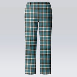 ScotsTee Shop Scottish Thomson Blue Ancient Clan Women's Tartan Trousers Ladies' Plaid Pants