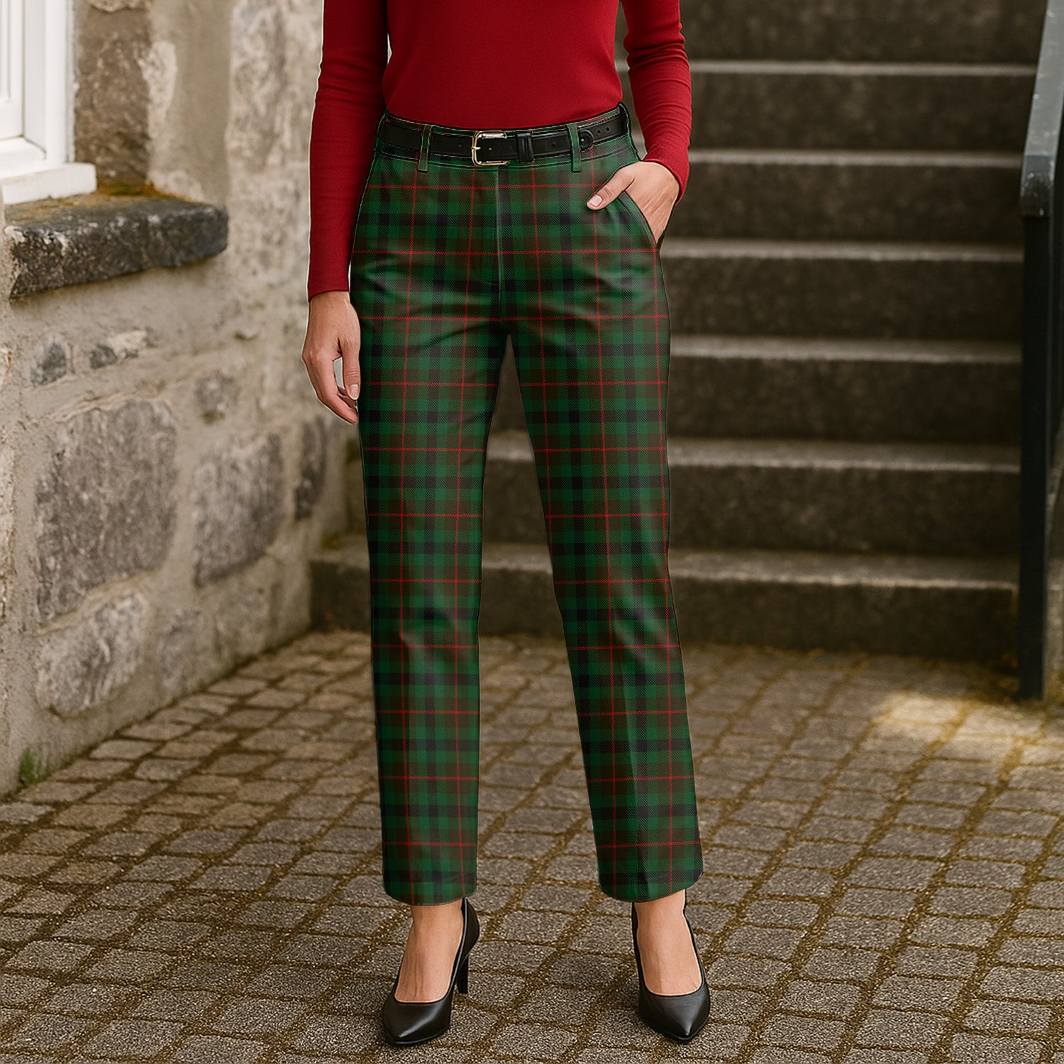 ScotsTee Shop Scottish Tennant Women's Tartan Trousers Ladies' Plaid Pants