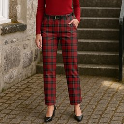 ScotsTee Shop Scottish MacSwan Women's Tartan Trousers Ladies' Plaid Pants