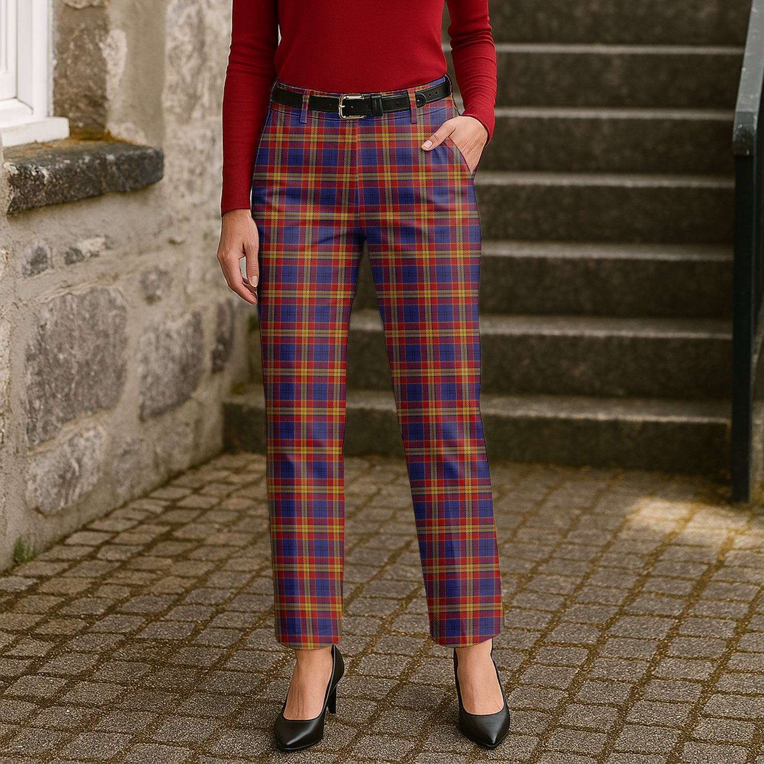 ScotsTee Shop Scottish McGurk Women's Tartan Trousers Ladies' Plaid Pants
