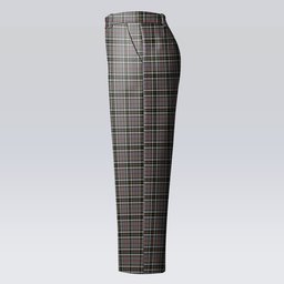 ScotsTee Shop Scottish Thomson Dress Grey Women's Tartan Trousers Ladies' Plaid Pants