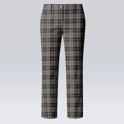 ScotsTee Shop Scottish Thompson Society Grey Women's Tartan Trousers Ladies' Plaid Pants