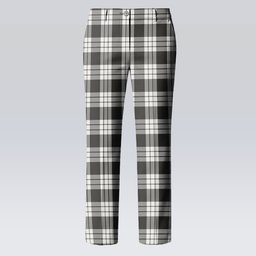 ScotsTee Shop Scottish McFarland Black White Women's Tartan Trousers Ladies' Plaid Pants