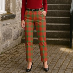 ScotsTee Shop Scottish McQueary Ancient Women's Tartan Trousers Ladies' Plaid Pants
