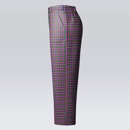 ScotsTee Shop Scottish Ohio District Women's Tartan Trousers Ladies' Plaid Pants