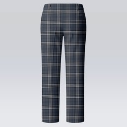 ScotsTee Shop Scottish Navy Formal Dress Women's Tartan Trousers Ladies' Plaid Pants