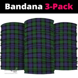 Scottish Blair Clan Tartan Neck Gaiter, Tartan Bandana, Tartan Headband, Neck Warmer