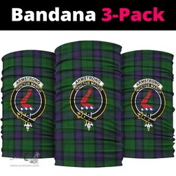 Scottish Armstrong Clan Family Crest Tartan Neck Gaiter, Tartan Bandana, Tartan Headband, Neck Warmer