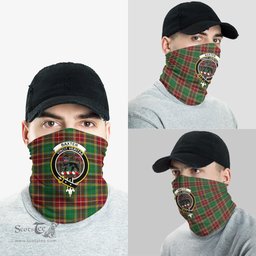 Scottish Baxter Clan Family Crest Tartan Neck Gaiter, Tartan Bandana, Tartan Headband, Neck Warmer