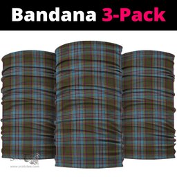 Scottish Anderson Clan Tartan Neck Gaiter, Tartan Bandana, Tartan Headband, Neck Warmer