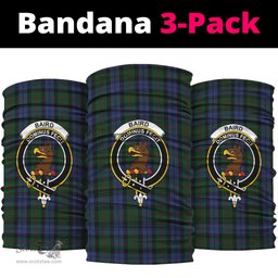 Scottish Baird Clan Family Crest Tartan Neck Gaiter, Tartan Bandana, Tartan Headband, Neck Warmer