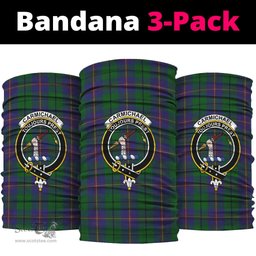 Scottish Carmichael Clan Family Crest Tartan Neck Gaiter, Tartan Bandana, Tartan Headband, Neck Warmer