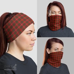 Scottish Bruce Clan Tartan Neck Gaiter, Tartan Bandana, Tartan Headband, Neck Warmer