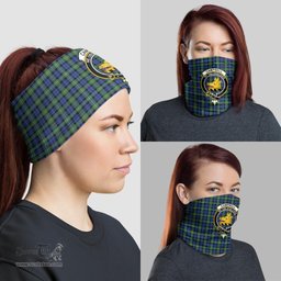 Scottish Campbell Argyll Ancient Clan Family Crest Tartan Neck Gaiter, Tartan Bandana, Tartan Headband, Neck Warmer