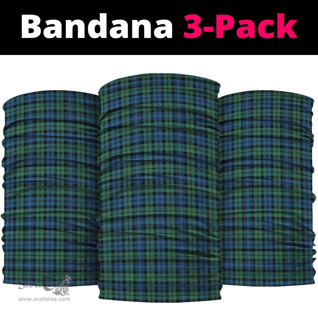 Scottish Campbell Ancient #02 Clan Tartan Neck Gaiter, Tartan Bandana, Tartan Headband, Neck Warmer