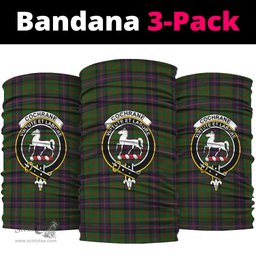 Scottish Cochrane Clan Family Crest Tartan Neck Gaiter, Tartan Bandana, Tartan Headband, Neck Warmer