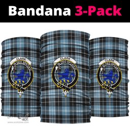 Scottish Clark (Lion) Ancient Clan Family Crest Tartan Neck Gaiter, Tartan Bandana, Tartan Headband, Neck Warmer