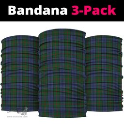 Scottish Colquhoun Clan Tartan Neck Gaiter, Tartan Bandana, Tartan Headband, Neck Warmer