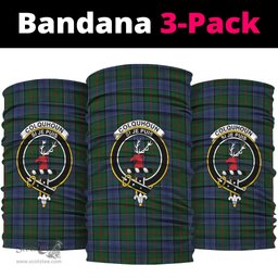 Scottish Colquhoun Clan Family Crest Tartan Neck Gaiter, Tartan Bandana, Tartan Headband, Neck Warmer