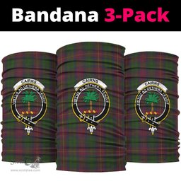 Scottish Cairns Clan Family Crest Tartan Neck Gaiter, Tartan Bandana, Tartan Headband, Neck Warmer
