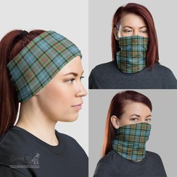 Scottish Cathcart Clan Tartan Neck Gaiter, Tartan Bandana, Tartan Headband, Neck Warmer