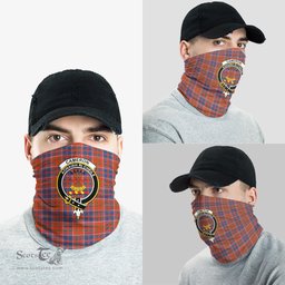 Scottish Cameron of Lochiel Ancient Clan Family Crest Tartan Neck Gaiter, Tartan Bandana, Tartan Headband, Neck Warmer