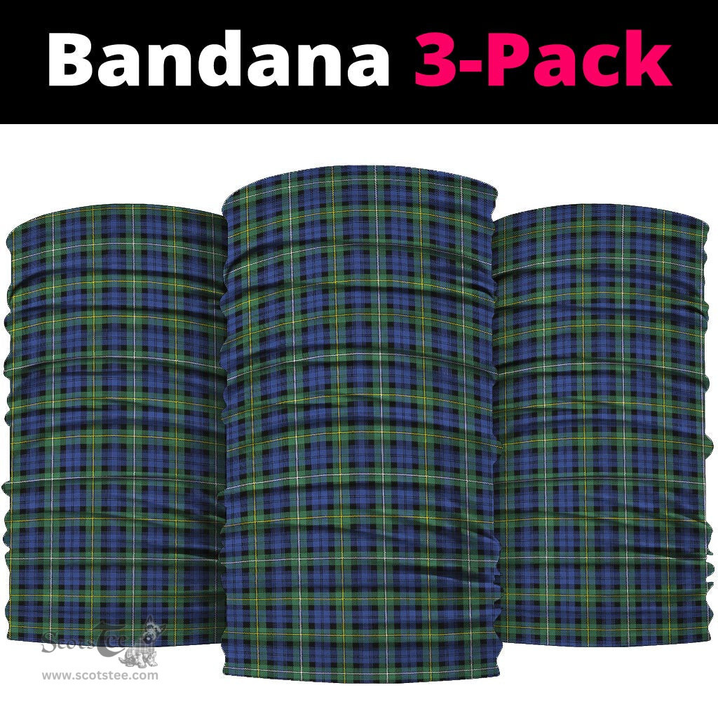 Scottish Campbell Argyll Ancient Clan Tartan Neck Gaiter, Tartan Bandana, Tartan Headband, Neck Warmer
